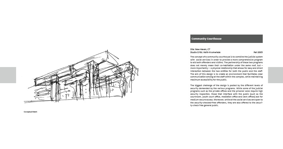 Community Courthouse Concept Sketch